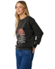 Seeker Raglan Standard Sweatshirt in Washed Black