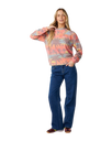 Retro Swell Fleece Sweatshirt in Multi