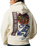 Surf The World Zip Hoodie in Bone