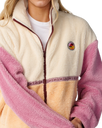 The Rip Curl Womens Surf Revival Heritage Polar Fleece Jacket in Shell