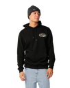 The Rip Curl Mens S-Series Line Up Hoodie in Black