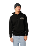 The Rip Curl Mens S-Series Line Up Hoodie in Black