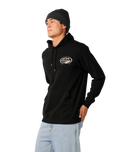The Rip Curl Mens S-Series Line Up Hoodie in Black