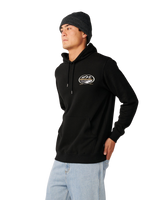 The Rip Curl Mens S-Series Line Up Hoodie in Black