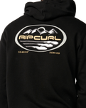 The Rip Curl Mens S-Series Line Up Hoodie in Black