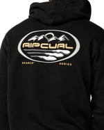 The Rip Curl Mens S-Series Line Up Hoodie in Black
