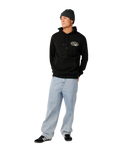 The Rip Curl Mens S-Series Line Up Hoodie in Black