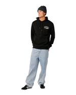 The Rip Curl Mens S-Series Line Up Hoodie in Black