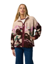 The Rip Curl Womens S-Series Bonded Polar Fleece Jacket in Dark Plum