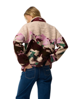 The Rip Curl Womens S-Series Bonded Polar Fleece Jacket in Dark Plum