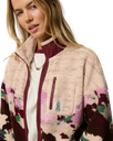 The Rip Curl Womens S-Series Bonded Polar Fleece Jacket in Dark Plum