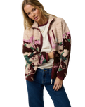 The Rip Curl Womens S-Series Bonded Polar Fleece Jacket in Dark Plum