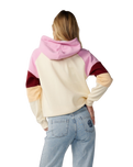 The Rip Curl Womens Party Wave Zip Hoodie in Off White