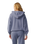 The Rip Curl Womens Varsity Sports Hoodie in Blue Grey