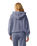 The Rip Curl Womens Varsity Sports Hoodie in Blue Grey