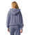 The Rip Curl Womens Varsity Sports Hoodie in Blue Grey
