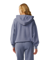 The Rip Curl Womens Varsity Sports Hoodie in Blue Grey