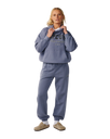 The Rip Curl Womens Varsity Sports Hoodie in Blue Grey