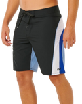The Rip Curl Mens Mirage Medina Archive Boardshorts in Faded Denim