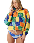 The Rip Curl Womens Desire Zip Thru Polar Fleece Jacket in Multi