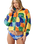 The Rip Curl Womens Desire Zip Thru Polar Fleece Jacket in Multi