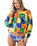 The Rip Curl Womens Desire Zip Thru Polar Fleece Jacket in Multi