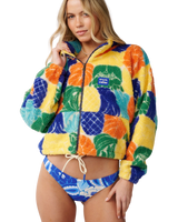 The Rip Curl Womens Desire Zip Thru Polar Fleece Jacket in Multi
