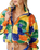 The Rip Curl Womens Desire Zip Thru Polar Fleece Jacket in Multi
