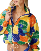 The Rip Curl Womens Desire Zip Thru Polar Fleece Jacket in Multi