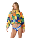 The Rip Curl Womens Desire Zip Thru Polar Fleece Jacket in Multi