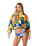 The Rip Curl Womens Desire Zip Thru Polar Fleece Jacket in Multi