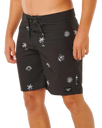The Rip Curl Mens Mirage Sessions Boardshorts in Washed Black