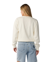 The Rip Curl Womens Party Wave Sweatshirt in Bone