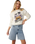 The Rip Curl Womens Party Wave Sweatshirt in Bone