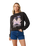 The Rip Curl Womens Party Wave Sweatshirt in Washed Black