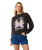The Rip Curl Womens Party Wave Sweatshirt in Washed Black