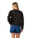 The Rip Curl Womens Party Wave Sweatshirt in Washed Black