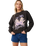 The Rip Curl Womens Party Wave Sweatshirt in Washed Black