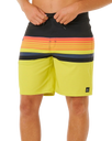 The Rip Curl Mens Mirage Day Breaker Boardshorts in Neon Lime