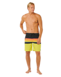 The Rip Curl Mens Mirage Day Breaker Boardshorts in Neon Lime
