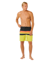 The Rip Curl Mens Mirage Day Breaker Boardshorts in Neon Lime