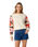 The Rip Curl Womens Party Wave Print Sweatshirt in Off White