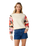 The Rip Curl Womens Party Wave Print Sweatshirt in Off White