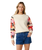 The Rip Curl Womens Party Wave Print Sweatshirt in Off White