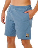 Pacific Rinsed OG Volley Shorts in Bluefin