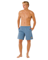 Pacific Rinsed OG Volley Shorts in Bluefin