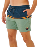 Combine Volley Shorts in Moss