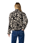 The Rip Curl Womens Party Pack Zip Through Polar Fleece in Black & White