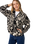 The Rip Curl Womens Party Pack Zip Through Polar Fleece in Black & White