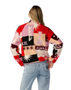 The Rip Curl Womens Party Wave Zip Fleece in Multi